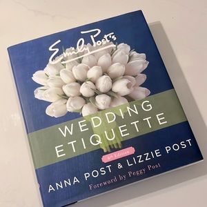 Coffee table book on wedding etiquette